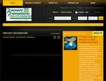 Tablet Screenshot of premierpromos.com